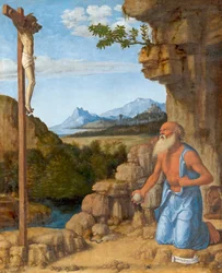 San Jerónimo en el desierto